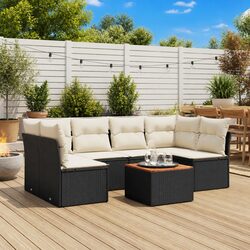 Make Your Outdoor Area Inviting with 7 Piece Sofa Set