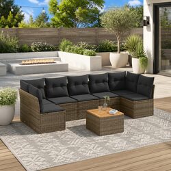 Make Your Outdoor Experience Better with 8 Piece Sofa Set