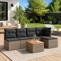 Make Your Outdoor Space Inviting with a 6-Piece Sofa Set