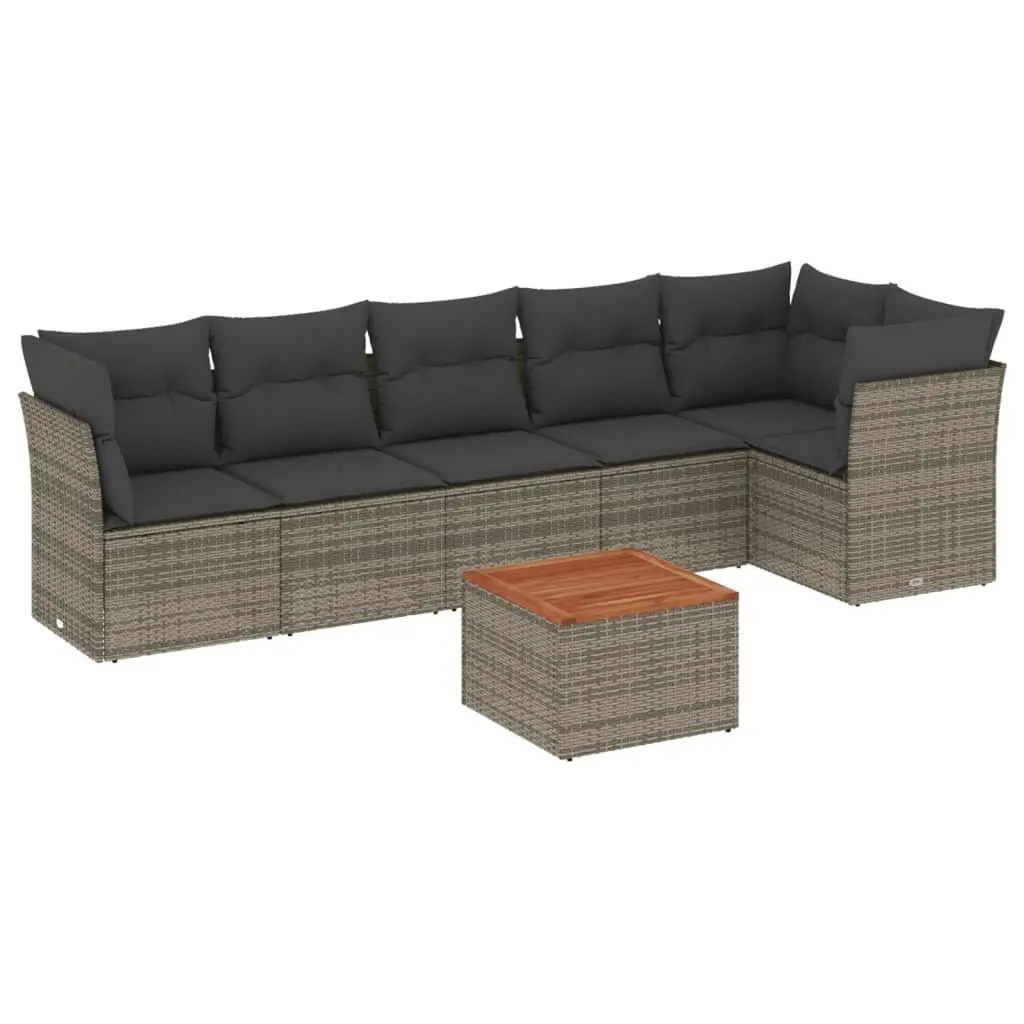 7 Piece Garden Sofa Set