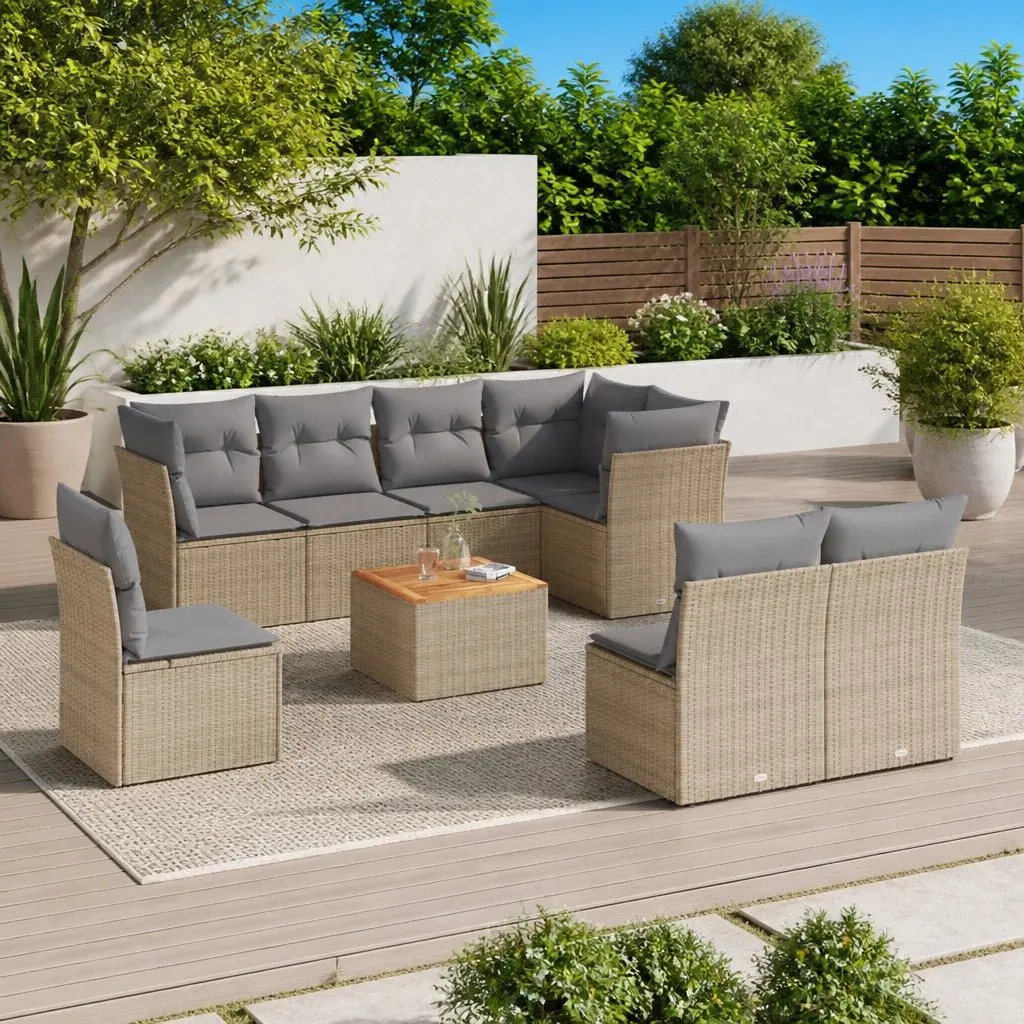 9-Piece Outdoor Sofa Set