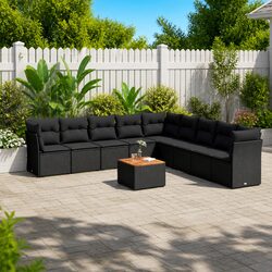 Friendly 10-Piece Sofa Set for Your Outdoor Comfort
