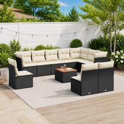 Enjoy Your Outdoors with a Comfortable 11-Piece Sofa Set