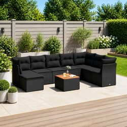 Your Perfect 9 Piece Garden Sofa Set Awaits