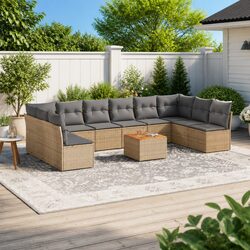 Your Ideal Outdoor Companion: 11-Piece Garden Sofa Set