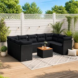 Your Ideal 10-Piece Garden Sofa Set Awaits