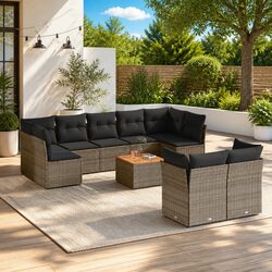 Your New 10-Piece Outdoor Sofa Set Awaits