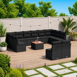 Your Friendly 13 Piece Garden Sofa Set Awaits