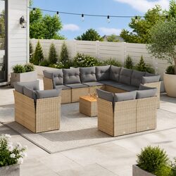 Friendly 12-Piece Outdoor Sofa Set for Your Patio