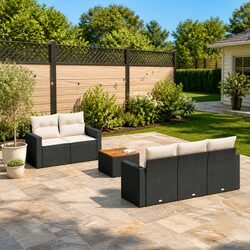 A Friendly 6-Piece Outdoor Sofa Set Just for You