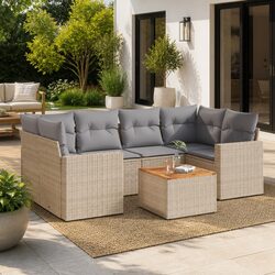 Your New Favorite 7 Piece Garden Sofa Set Awaits