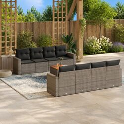 Friendly 9-Piece Garden Sofa Set for Your Outdoor Area