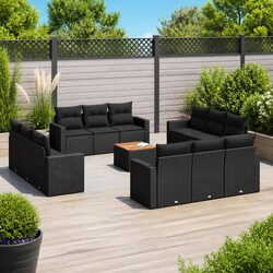 A Friendly 13-Piece Garden Sofa Set for You
