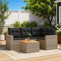 Your New Favorite 5 Piece Outdoor Sofa Set in Grey