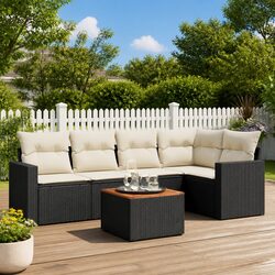 Your Outdoor Companion: 6 Piece Sofa Set with Storage