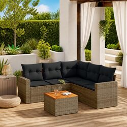 Your Outdoor Comfort: 6-Piece Garden Sofa Set