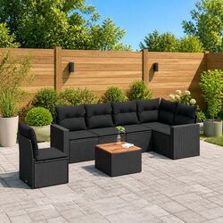 Welcome Comfort with a 7 Piece Garden Sofa Set