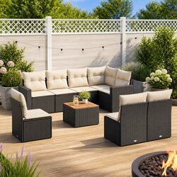 Welcome to Your New 9 Piece Garden Sofa Set