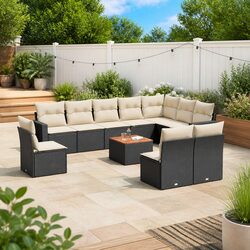 Create Your Ideal Outdoor Space with 11-Piece Sofa Set