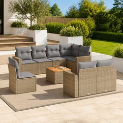 Your Perfect 9 Piece Garden Sofa Set Awaits You