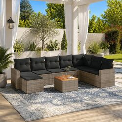 Friendly 9-Piece Garden Sofa Set: Perfect for Your Patio