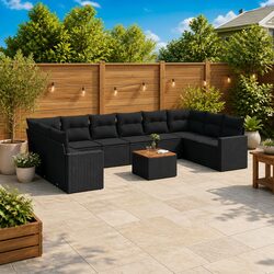 Friendly Outdoor Seating: 11-Piece Sofa Set