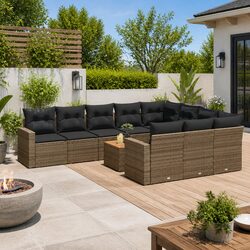 Your New 11 Piece Outdoor Sofa Set in Grey