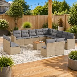 Comfortable and Versatile 14-Piece Garden Sofa Set