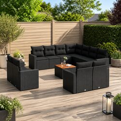 Friendly 12-Piece Garden Sofa Set for Outdoor Enjoyment