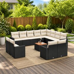 Friendly 13-Piece Garden Sofa Set for Outdoor Living