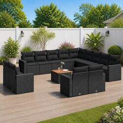 Friendly 14-Piece Outdoor Sofa Set for Your Garden