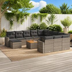 Friendly 13-Piece Garden Sofa Set for Your Outdoor Enjoyment