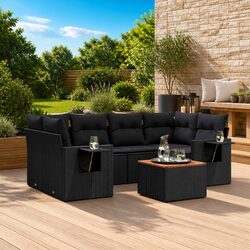 Your Friendly 7-Piece Garden Sofa Set Awaits!