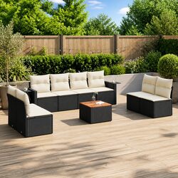 Your Outdoor Space Awaits with 9 Piece Garden Sofa Set
