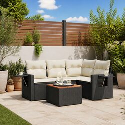 Your Ideal 5-Piece Black Garden Sofa Set Awaits