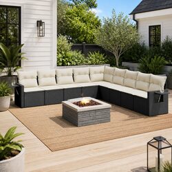 Enhance Your Outdoor Area with a 10 Piece Sofa Set