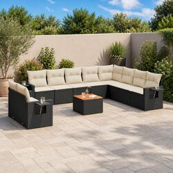Friendly 11 Piece Outdoor Sofa Set with Cushions