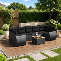 Friendly 8-Piece Outdoor Sofa Set with Storage Bags