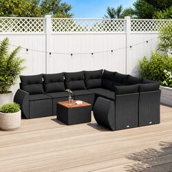 Your New Favorite 9 Piece Outdoor Sofa Set Awaits