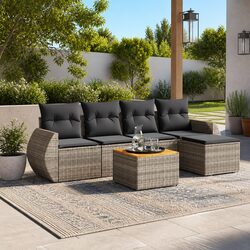Your Perfect Outdoor Companion: 6-Piece Sofa Set