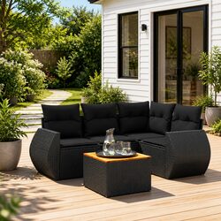 Your Perfect Outdoor Sofa Set Awaits: 5 Pieces Included