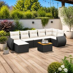 Friendly 8-Piece Outdoor Sofa Set for Your Patio