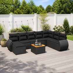 Your Perfect 9 Piece Garden Sofa Set Awaits