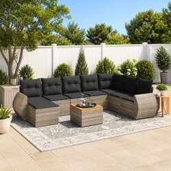 Create Your Outdoor Oasis with This 9 Piece Sofa Set