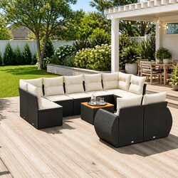 Friendly 10-Piece Outdoor Sofa Set - Stylish and Practical