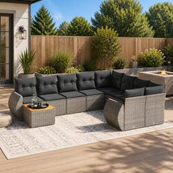 Friendly 10 Piece Garden Sofa Set for Your Outdoor Haven