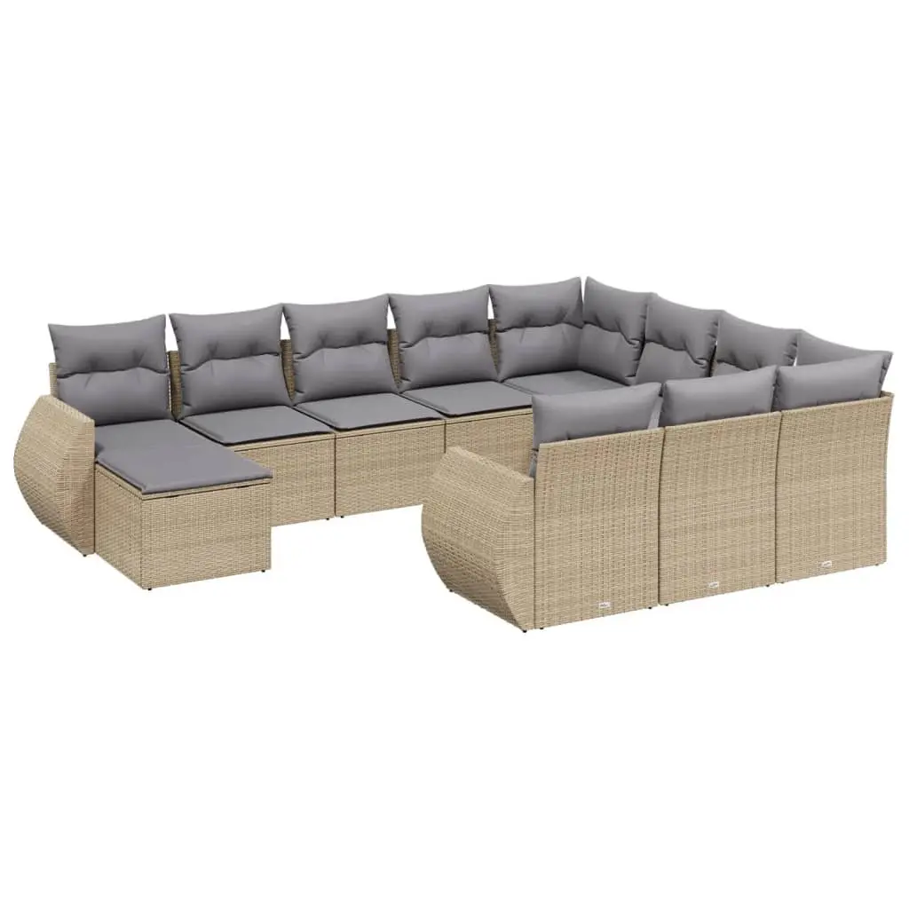 11-Piece Sofa Set for Outdoor Spaces