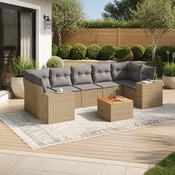 Your New 8-Piece Modular Garden Sofa Set Awaits