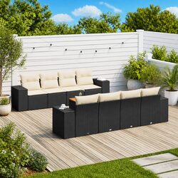 Your Friendly 9-Piece Outdoor Sofa Set Awaits