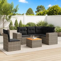 Your Friendly 6-Piece Garden Sofa Set for Relaxing